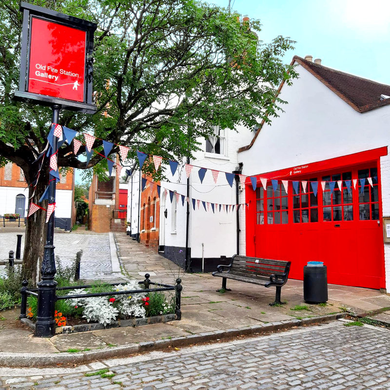 The Old Fire Station Gallery, Henley-on-Thames, venue for Ann Generlich's contemporary art exhibition