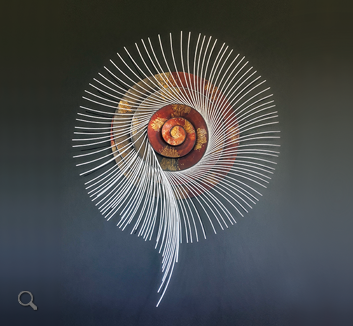 Mātrāmeru mixed-media artwork by Ann Generlich